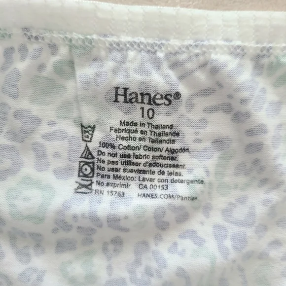 Women's Hanes Briefs Underwear Set Size 10 - Picture 4 of 10